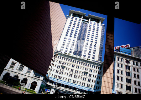 Das Peninsula Hotel in Hongkong Stockfoto