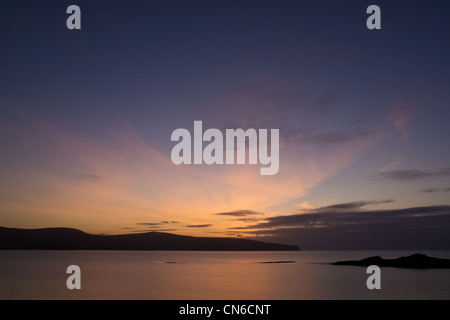 Coral Strand Sonnenuntergang Skye Stockfoto