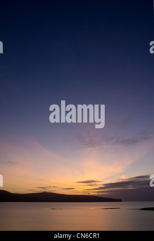 Coral Strand Sonnenuntergang Skye Stockfoto