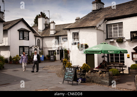 UK, Cumbria, Seenplatte, Hawkshead, das Quadrat Stockfoto