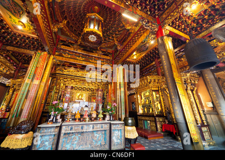 Longshan oder Lungshan Tempel Taipei Taiwan. JMH5711 Stockfoto