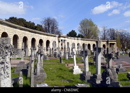 Old Brompton Friedhof Stockfoto