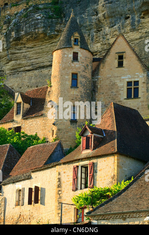 La Roque Gageac Nouvelle-Aquitaine Dordogne Frankreich Stockfoto