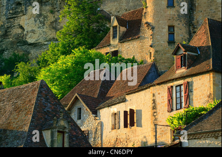 La Roque Gageac Nouvelle-Aquitaine Dordogne Frankreich Stockfoto