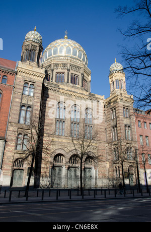 Neue Synagoge, neue Synagoge, Oranienburger Straße, Berlin Stockfoto