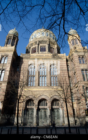 Neue Synagoge, neue Synagoge, Oranienburger Straße, Berlin Stockfoto