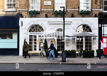 Sherlock Holmes Hotel, Baker Street, Marylebone, London, England; VEREINIGTES KÖNIGREICH; Europa Stockfoto