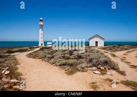 Punkt niedrigen Leuchtturm. Eyre-Halbinsel. South Australia. Stockfoto