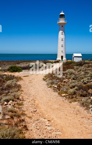 Punkt niedrigen Leuchtturm. Eyre-Halbinsel. South Australia. Stockfoto