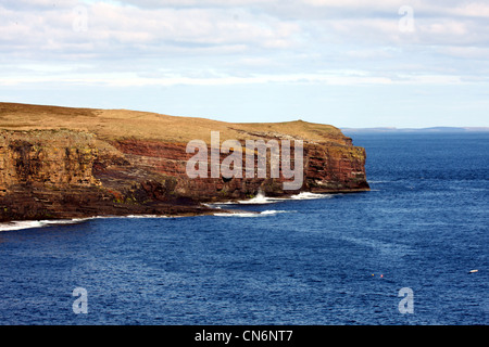 Klippen auf Orkney, UK Stockfoto