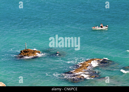 Europa Italien Abruzzen Provinz von Chieti regionaler Naturpark Punta Aderci Stockfoto