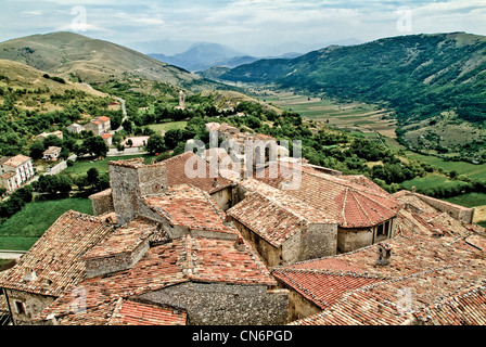 Europa Italien Abruzzen Provinz l ' Aquila Santo Stefano di Sessanio Stockfoto