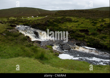 Fluss-Rha, in der Nähe von Uig, Isle Of Skye, Schottland, UK Stockfoto