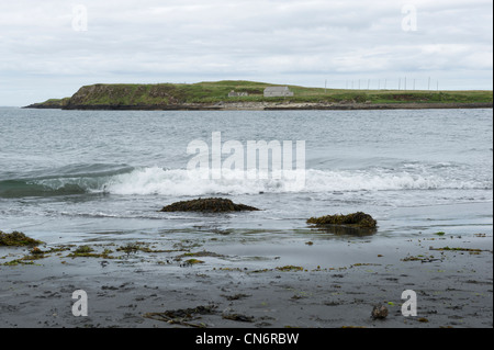 Welle am Staffin Bay Beach, Isle Of Skye, Schottland, UK Stockfoto