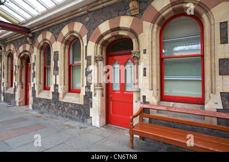 Great Malvern Bahnhof, Bahnhof, in Great Malvern, Worcestershire Großbritannien im April Stockfoto