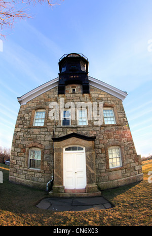 Alte Feld Leuchtturm Long Island NY Stockfoto