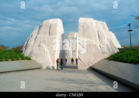 Eingang an der Martin Luther King Memorial in Washington, D.C. Stockfoto