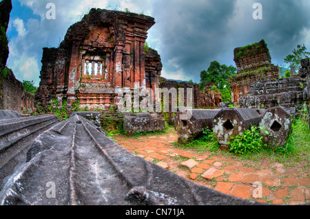 Mein Sohn, die zum UNESCO-Weltkulturerbe, die Ruinen des alten Königreichs Champa, Vietnam, Asien Stockfoto