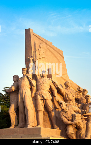 Mao Tse Tung Mausoleum Denkmal in Tienanment Quadratmeter Stockfoto