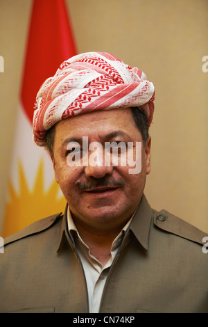 Massoud Barzani. Präsident-Irakisch-Kurdistan Stockfoto