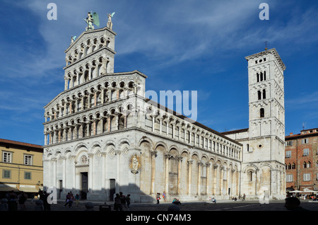 Duomo Di San Martino, Lucca, Toskana, Italien Stockfoto