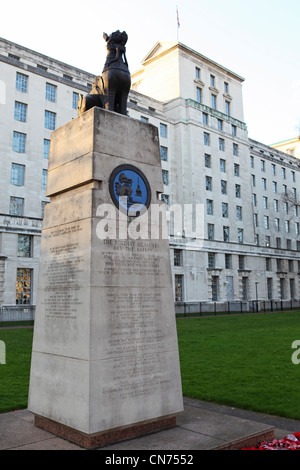 Die Chindit Memorial in London, England. Stockfoto