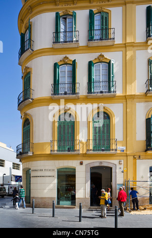 Museo Casa Natal de Picasso (Geburtshaus von Picasso), Plaza De La Merced, Malaga, Andalusien, Spanien Stockfoto