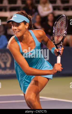 Tennis Player, Ana Ivanovic, konkurrieren in Merkur Versicherung Open in La Costa Resort. Stockfoto