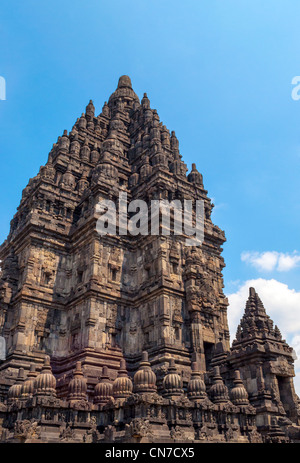 Grundstück der Prambanan-Tempel in Indonesien, Jogjakarta Stockfoto