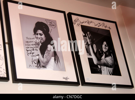 Camden Pub, The Hawley Arms regelmäßig von Sängerin Amy Winehouse vor ihrem Tod im Jahr 2011 besucht. Stockfoto