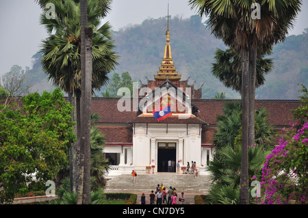 Royal Palace (Haw Kham) Museum, Luang Prabang, der Provinz Luang Prabang, Laos Stockfoto