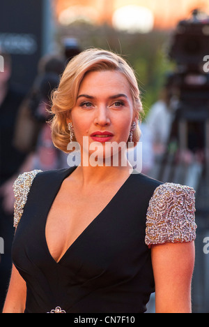 Schauspielerin Kate Winslet besucht die World Premiere von Twentieth Century Fox die TITANIC 3D auf Dienstag, 27. März 2012 in der Royal Albert Hall. Personen im Bild: Kate Winslet. Bild von Julie Edwards Stockfoto