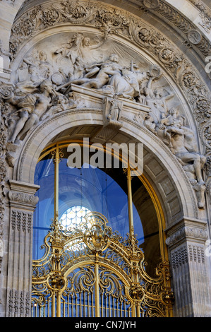 Frankreich, Paris, Petit Palais vom Architekten Charles Girault (Weltausstellung 1900), Haupteingang Stockfoto