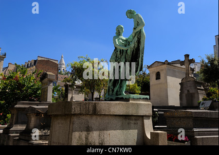 Frankreich, Paris, Butte Montmartre, dem Friedhof Saint-Vincent Stockfoto