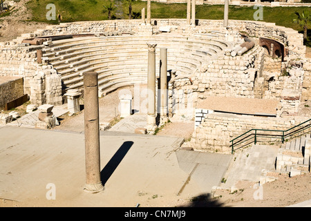 Unterägypten, der Mittelmeerküste, Alexandria, Ägypten, das römische theater Stockfoto