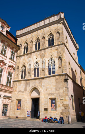 Dum U Kamenneho Zvonu Bell Steinhaus am Staromestske Namesti vom Altstädter Ring Prag Tschechische Republik Europa Stockfoto