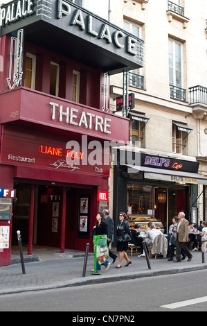 Frankreich, Paris, Rue du Faubourg Montmartre, das Theater Le Palace Stockfoto