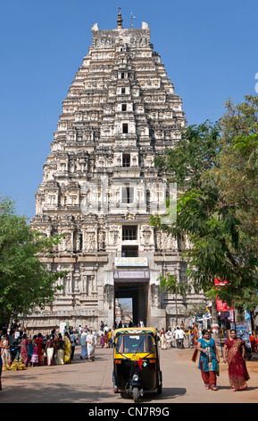 Virupaksha Tempel. Hampi. Karnataka. Indien Stockfoto