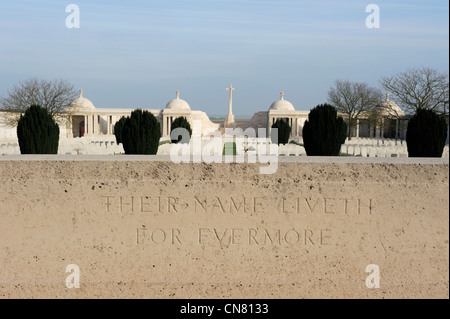 Frankreich, Pas-De-Calais, Loos En Gohelle, Dud Ecke Friedhof Stockfoto