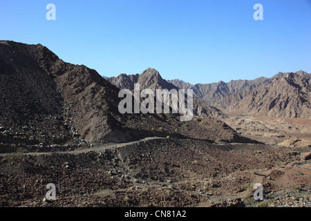 Basel-Landschaft bin Jebel Shams, Oman Stockfoto