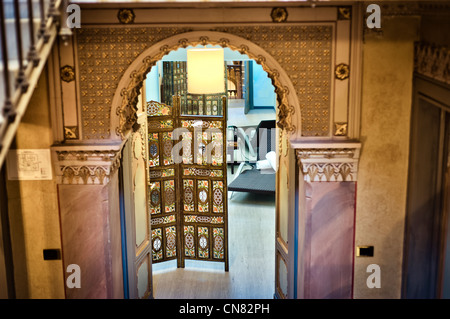 Hotel Villa Crespi, Orta San Giulio, Piemont, Italien Stockfoto