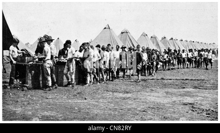 1917 Nationalgarde militärische Kantine Stockfoto