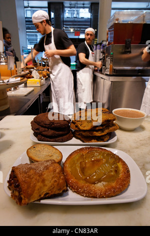 USA, New York City, Manhattan, Chelsea, The City Bakery, Restaurant und Teestube spezialisiert, Gebäck, 3 West auf Stockfoto