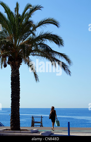 Frankreich, Alpes Maritimes, schön, Quai des Etats-Unis Stockfoto