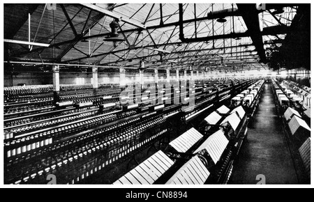 Zuerst veröffentlicht silk 1916 große amerikanische Mühle Fabrik in Scranton, Pennsylvania Stockfoto