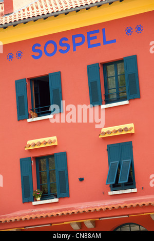 Frankreich, Alpes Maritimes, Essen-Tal, Sospel, trainieren des Vallée des Merveilles (Tal der Wunder), TER Linie (regionale Stockfoto