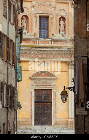 Frankreich, Alpes Maritimes, Essen-Tal, Sospel Kathedrale St-Michel Stockfoto