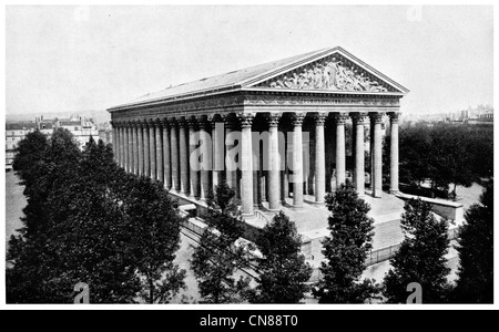 Zuerst veröffentlicht 1915 Kirche der Madeleine-Paris Frankreich Stockfoto