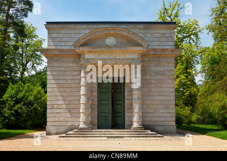 Frankreich, Yvelines, Rambouillet Burg, die Königin Molkerei Stockfoto