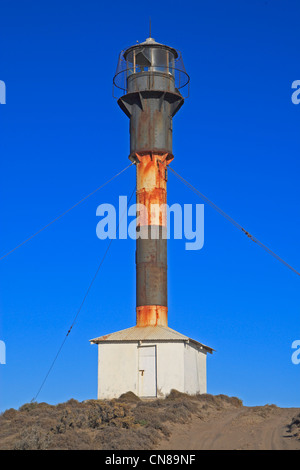 Argentinien, Patagonien, Provinz Chubut, Halbinsel Valdés als Weltkulturerbe der UNESCO, Punta Norte, Leuchtturm am La aufgeführt Stockfoto